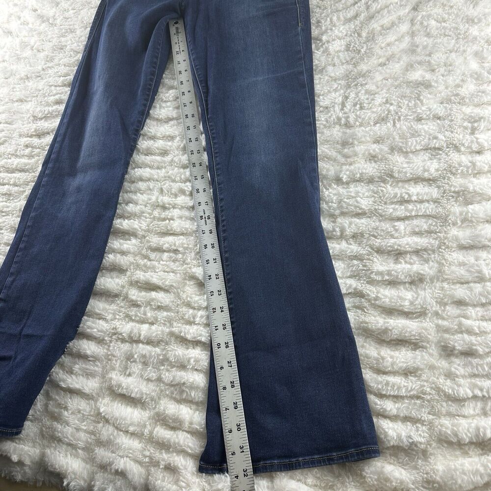Rock & Republic Women’s Kasandra Dark Distressed Blue Boot Cut Stretch Jeans 10 - Picture 14 of 16